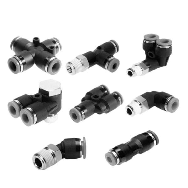 Conector, tubo de ar comprimido