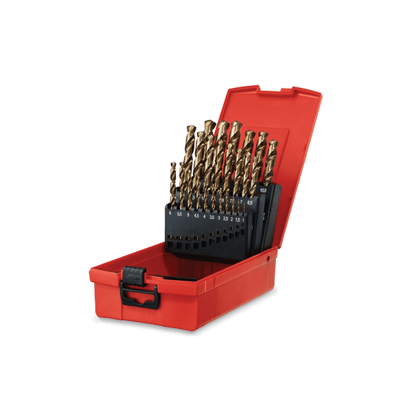 Kit de brocas helicoidais para metal