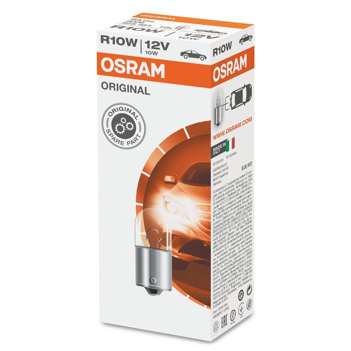 Gluhlampe Bremsleuchte Osram Original 5008 R10w 12v 10w Ba15s Jetzt Gunstig Bestellen