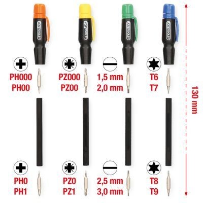 KS TOOLS Conjunto de chaves de parafusos - 911.2175