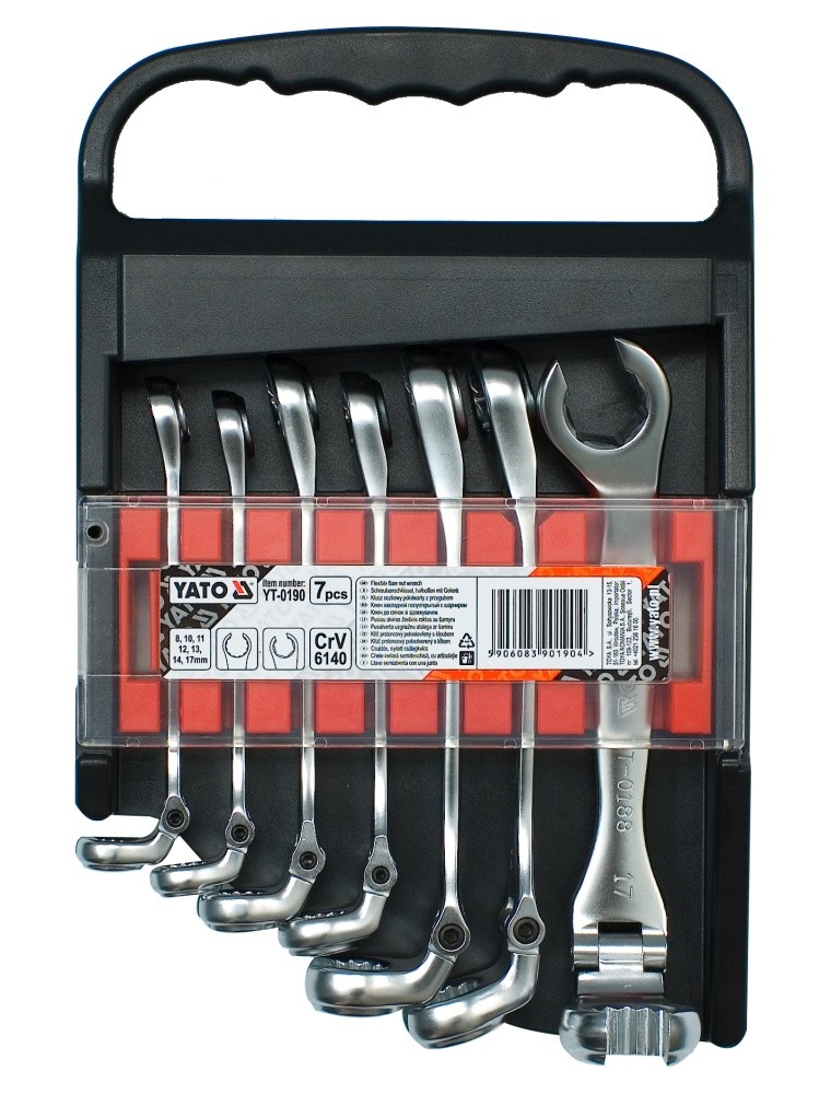 YATO Kit de chaves, tubos de travão - YT-0190