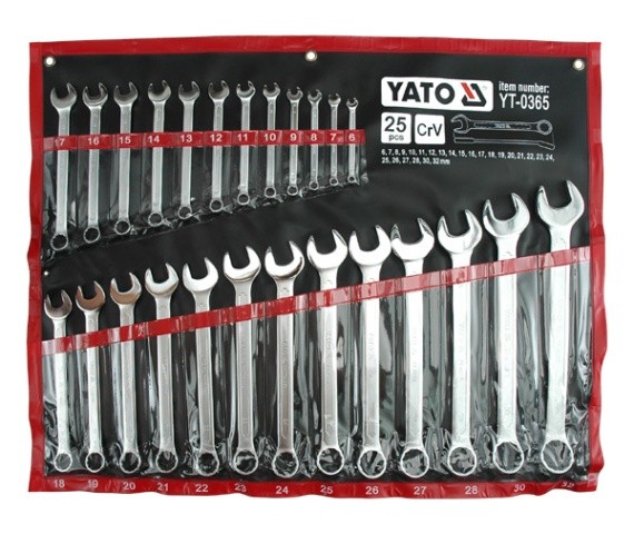 YATO Kit de chaves de luneta / de bocas - YT-0365