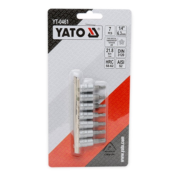 YATO Jogo de chaves de caixa - YT-0461