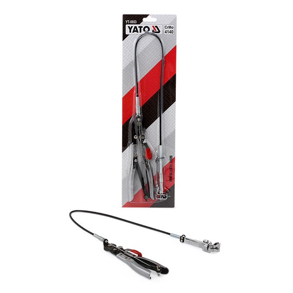 YATO Alicate, braçadeira de tubo flexível - YT-0653