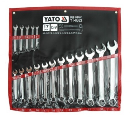 YATO Kit de chaves de luneta / de bocas - YT-0363