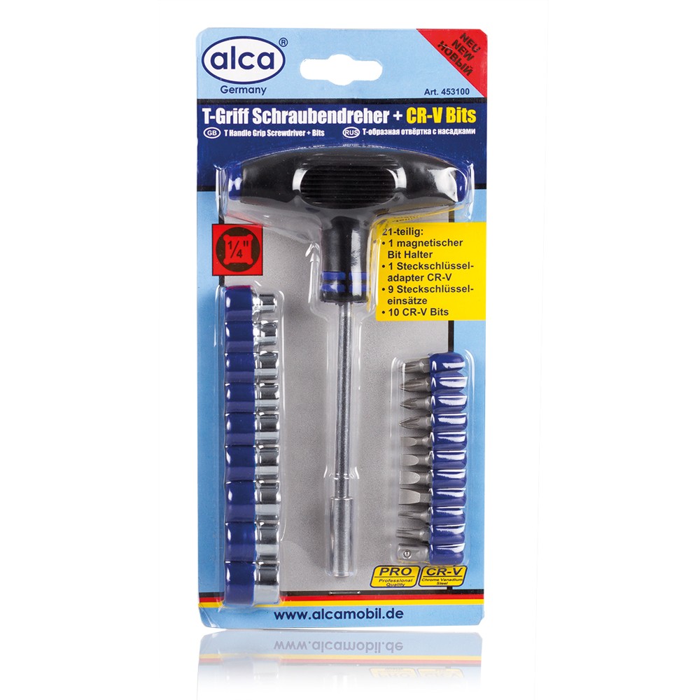 ALCA Chave de fendas com bits - 453100