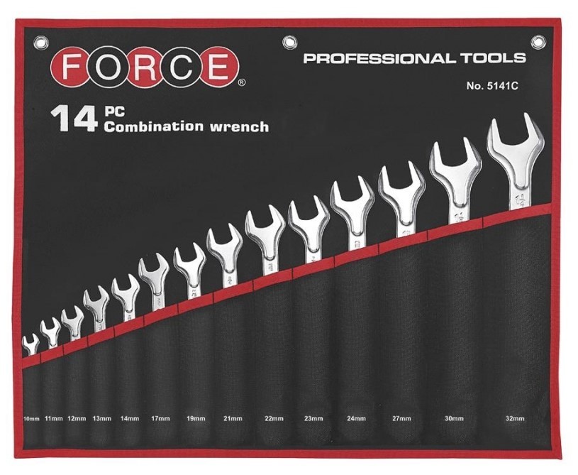 FORCE Kit de chaves de luneta / de bocas - 5141C