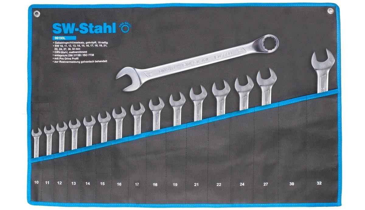 SW-Stahl Kit de chaves de luneta / de bocas - 00193L