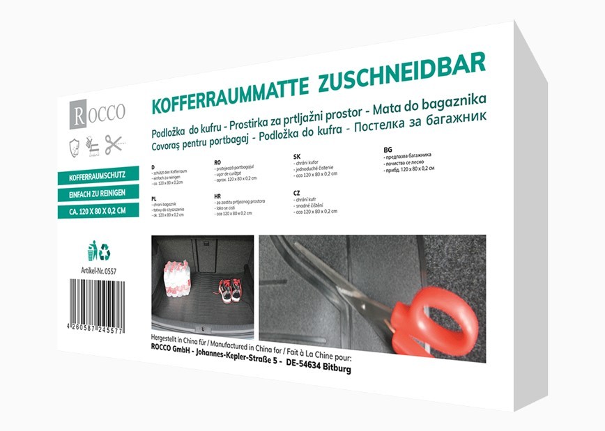 ROCCO Tapetes para bagageira para automóveis - 0557