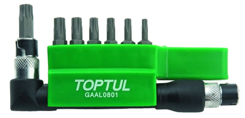 TOPTUL Jogo de chave de fendas com bits - GAAL0801