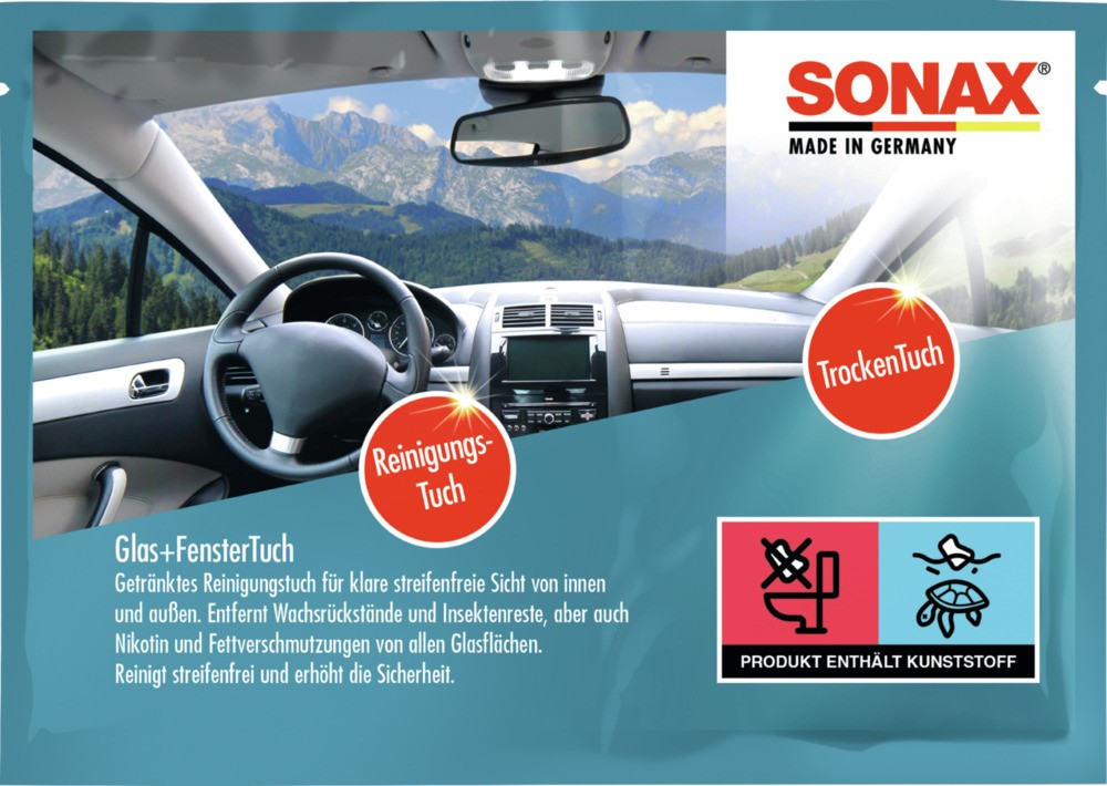 SONAX Panos de microfibra para automóveis - 04181000