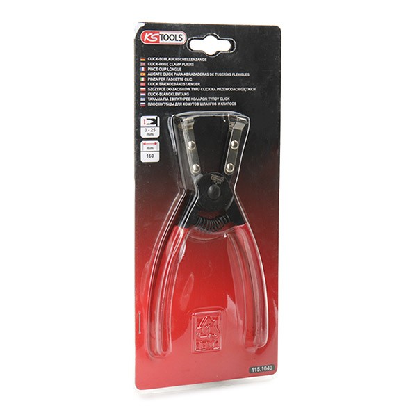KS TOOLS Alicate, braçadeira de tubo flexível - 115.1040