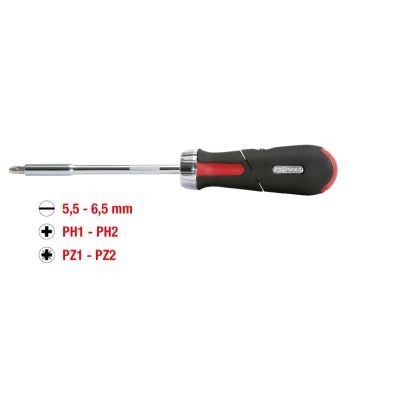 KS TOOLS Jogo de chave de fendas com bits - 159.2051