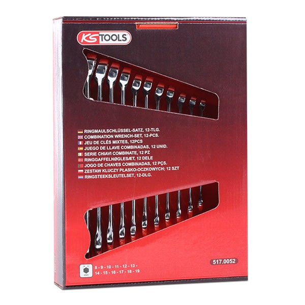 KS TOOLS Kit de chaves de luneta / de bocas - 517.0052
