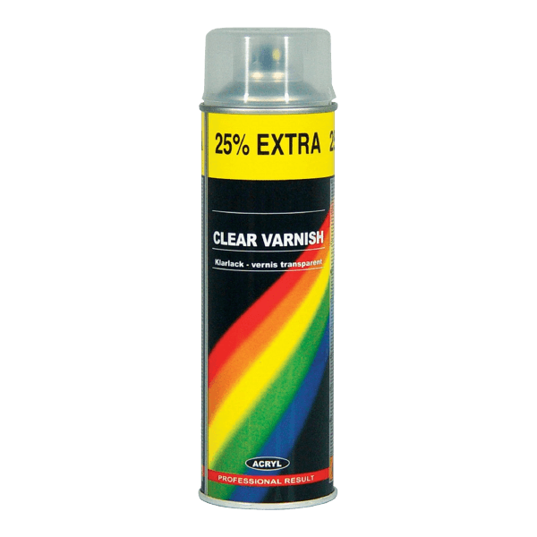 Bezkrāsainas lakas aerosols