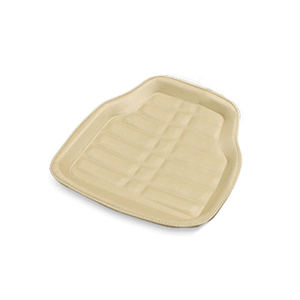 F-8368 RECAMBO Fußmatten Gummi, vorne, Menge: 2, beige