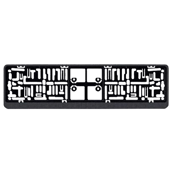 Soporte de placa de matrícula