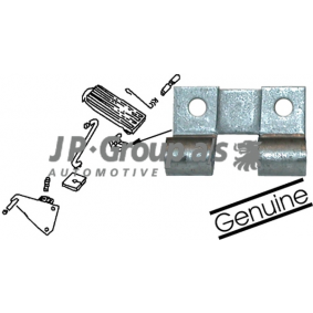 Holder, gaspedal