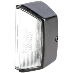 Caixa, luz de chapa de matrícula