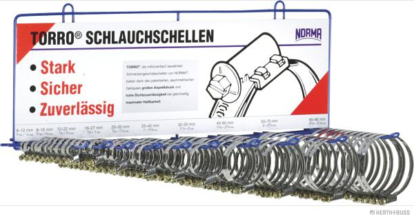 Sortiment, slangklämmor