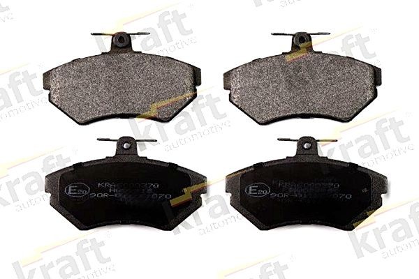 KRAFT Brake pad set 6000370 Volkswagen 9K9B Set of brake pads 6000370 KRAFT
