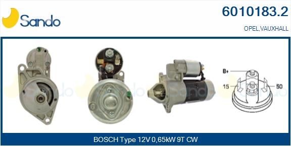 SANDO Startmotor 6010183.2 SANDO 6010183.2 Startmotor Opel GT Coupe original
