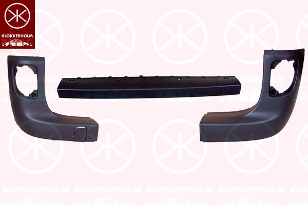 KLOKKERHOLM Puskurin lista 6011970 Renault Kangoo KW puskurin lista KLOKKERHOLM 6011970