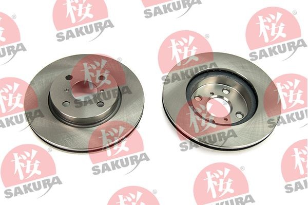 SAKURA Bremseskive 604-20-3867 Bremseskive SAKURA AURIS 604-20-3867 billige