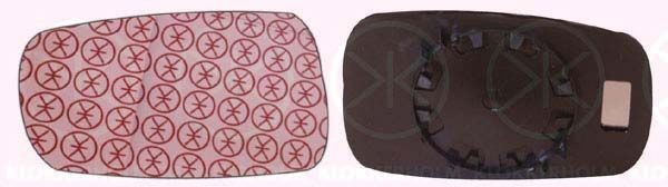 KLOKKERHOLM Mirror Glass, outside mirror 60411062 60411062 KLOKKERHOLM glass for wing mirror for RENAULT CAPTUR