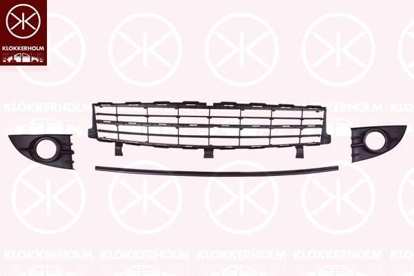 KLOKKERHOLM Grelha de ventilador, pára-choques 6042910 6042910 Grelha parachoques RENAULT MASTER KLOKKERHOLM