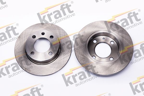 Bremžu diski KRAFT 6050200 KRAFT 6050200 Diski priekšējie un aizmugurējie Volkswagen LUPO 1999