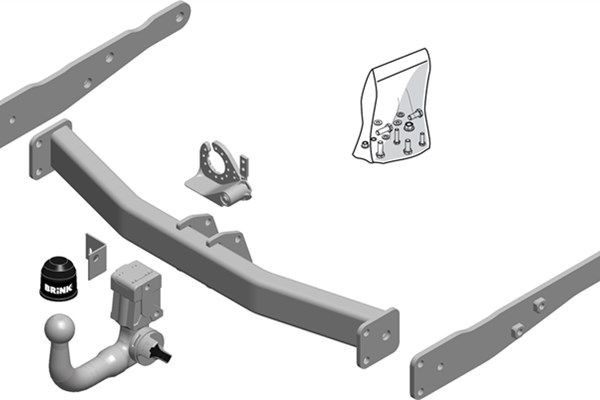BRINK Towbar 606000 Volkswagen ID.3 BRINK towbar 606000