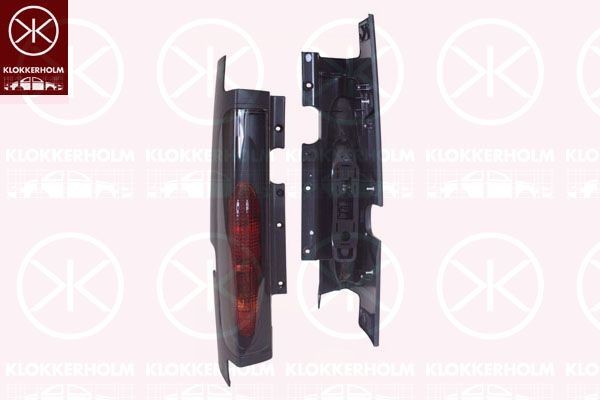 KLOKKERHOLM Bakljus 60620707A1 60620707A1 KLOKKERHOLM baklyktor NISSAN X-TRAIL