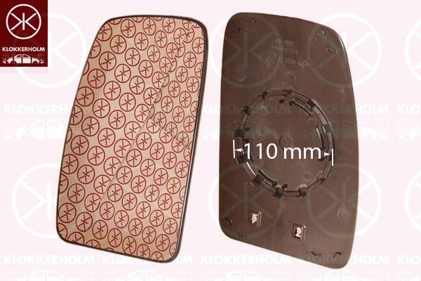 KLOKKERHOLM Spegelglas, yttre spegel 60881064 60881064 KLOKKERHOLM backspegelglas NISSAN MURANO