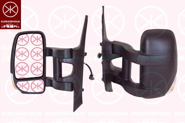 KLOKKERHOLM Ulkopeili 60891044A1 60891044A1 KLOKKERHOLM Sivupeilit NISSAN PRIMASTAR