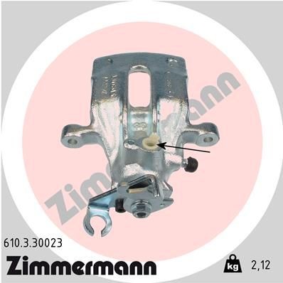 ZIMMERMANN Remklauw 610.3.30023 Land Rover RANGE ROVER EVOQUE Remklauwen ZIMMERMANN 610.3.30023