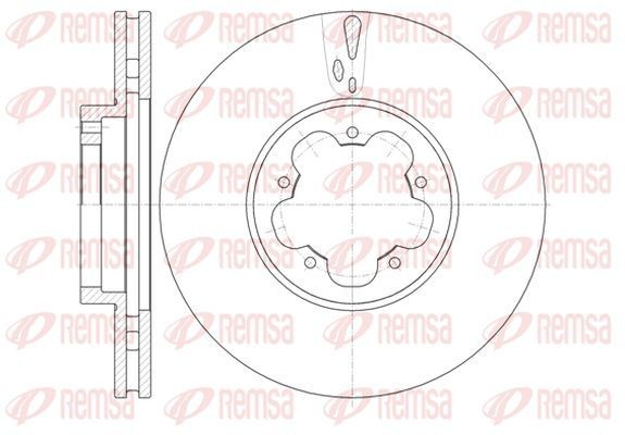 KAWE Brzdový kotouč 61022 10 61022 10 Brzdové kotúče FORD StreetKA KAWE