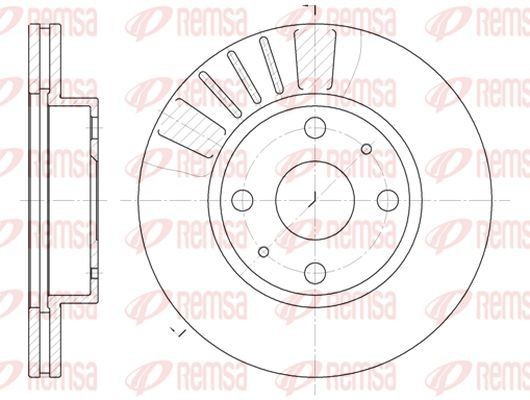 KAWE Disque de frein 6116 10 KAWE 6116 10 Disques Toyota Celica TA60 Coupe pas cher