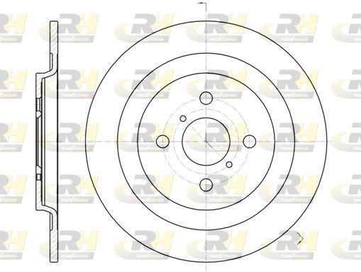 ROADHOUSE Disco freno 61173.00 61173.00 costo Dischi freno TOYOTA 4 RUNNER ROADHOUSE