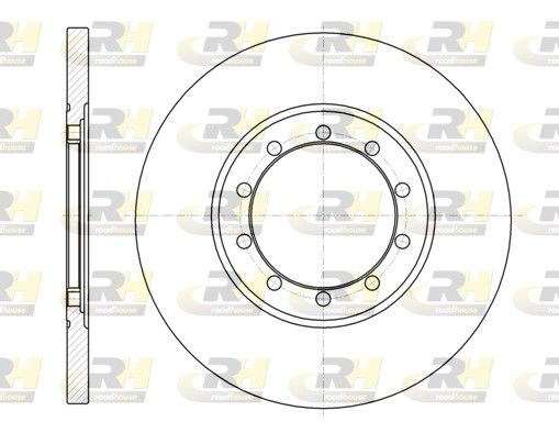 ROADHOUSE Piduriketas 61201.00 61201.00 Pidurikettad ROADHOUSE FORD FIESTA