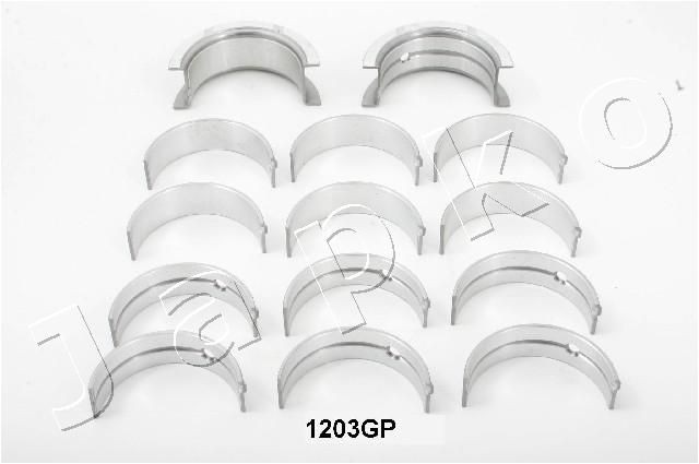 JAPKO Väntvõlli laagrite komplekt 61203GP JAPKO Väntvõlli laager NISSAN 61203GP