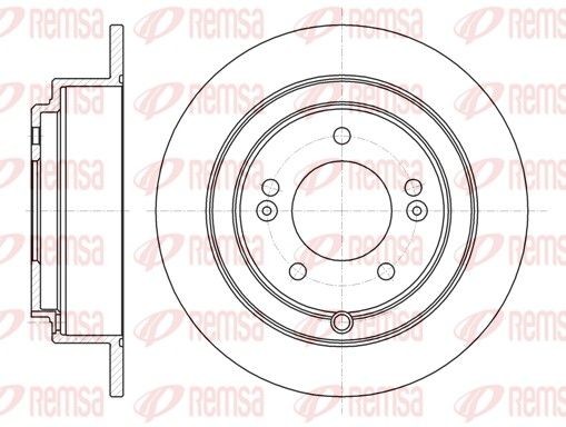 Δισκόπλακα REMSA 61276.00 REMSA 61276.00: Δίσκοι φρένων Kia OPIRUS 2009