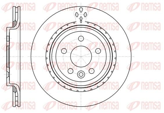 REMSA Bromsskiva 61305.10 61305.10 REMSA bromsskivor sport VOLVO S80