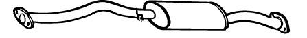 VEGAZ Middle silencer MZS-16 Mazda MX-5 VEGAZ middle silencer MZS16