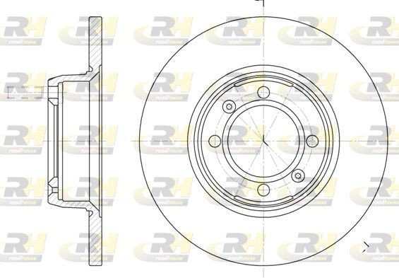 ROADHOUSE Jarrulevy 6142.00 ROADHOUSE 6142.00 Jarrulevy ALFA ROMEO Giulietta Sedan (116) 1.8 (116.AA, 116.AB) 122 hv 1983