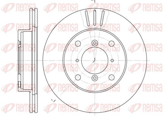 KAWE Δισκόπλακα 6143 10 6143 10 Δισκόπλακες KAWE SUZUKI BALENO