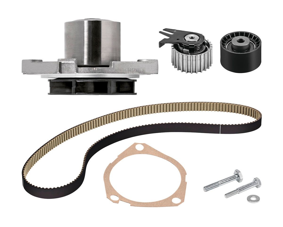 VALEO Registerreimsett med vannpumpe 614548 614548 Registerreimsett SAAB 9-3 VALEO