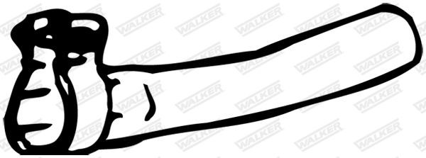 WALKER Eksosrør 06804 WALKER 06804 Eksosrør Subaru Forester II pris