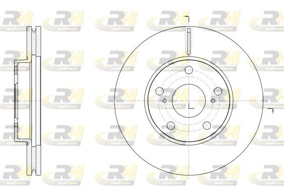 ROADHOUSE Disco freno 61539.10 61539.10 costo Dischi freno ROADHOUSE TOYOTA 4 RUNNER