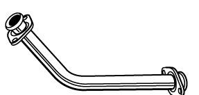 Tubo gas scarico VEGAZ MIR-90 VEGAZ MIR-90 Tubi di scarico Mitsubishi L 200 2021